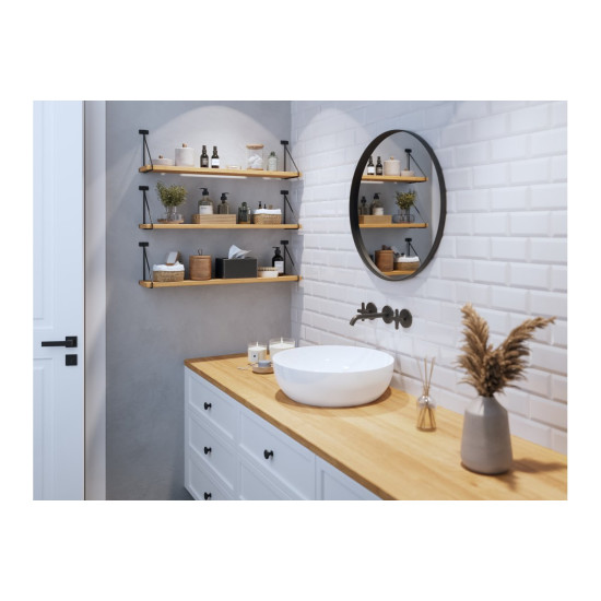 KNOB LORENA četkao antracit