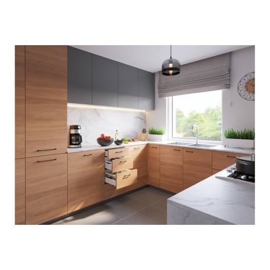 Fabricio C = 320 mm crni mat