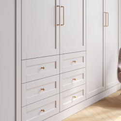 Ročaj za pohištvo NORD C=128 mm brušeno zlato