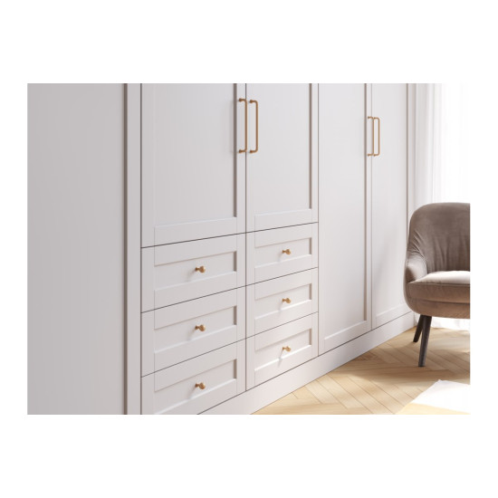 Ručkica materijal:zamak  NORD C=320 mm četkana zlatna