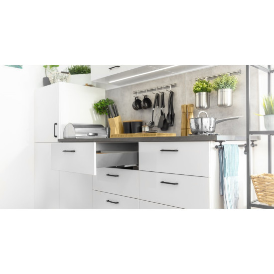 Ručkica gumb MILANO 32mm - mat crna