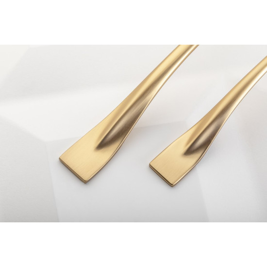 Ručkica materijal:zamak  FLOW C=192 mm šampanjac