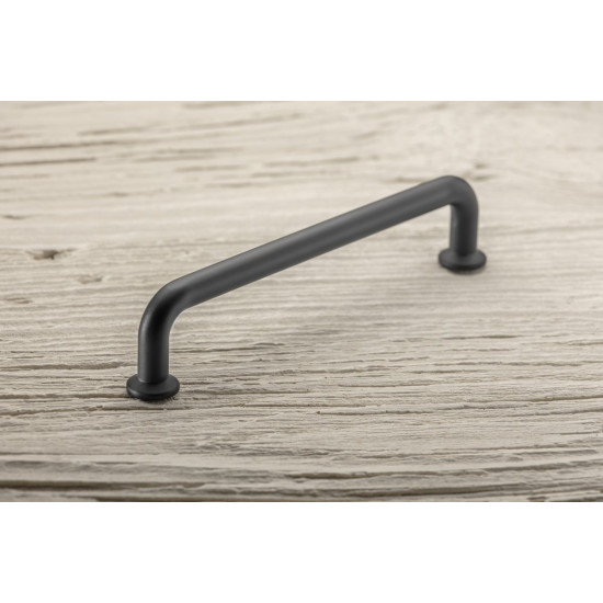 Ručkica materijal:zamak  NORD C=160 mm crni mat