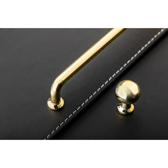 Ručkica za namještaj NORD C=128 mm četkano zlato