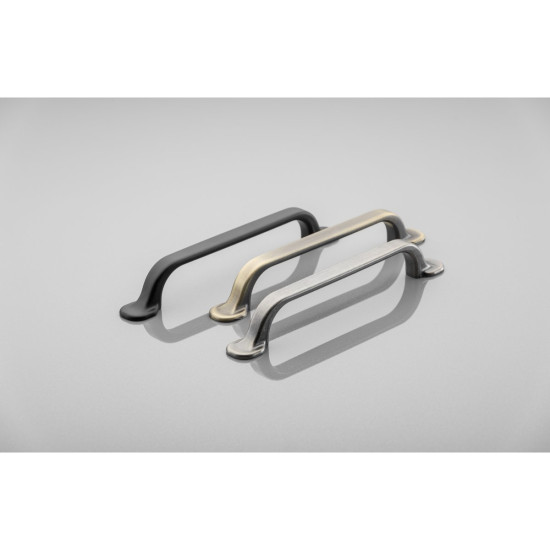 Ročaj material: cinkova zlitina RETRIS C=128 mm črna mat