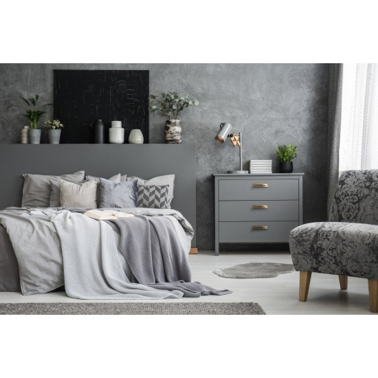 Ručkica materijal:zamak  EVER C=128 mm šampanjac