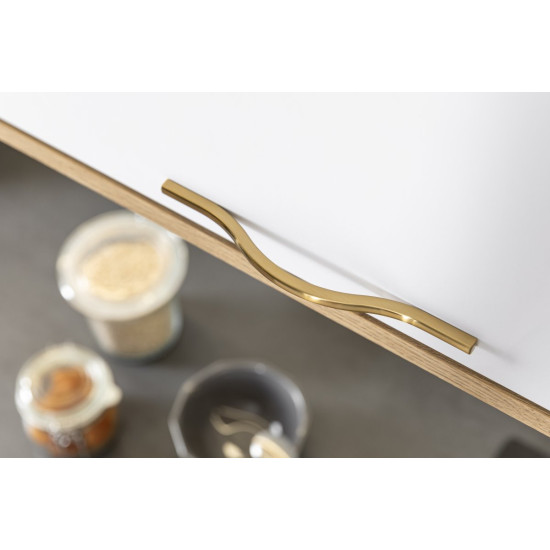 Ročaj material: cinkova zlitina VITO C=288 mm zlatni mesing