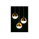 Plafonska svjetiljka  ABIES,7597,AC220-240V,50/60Hz,3*E27, IP20,trostruka, zlatna