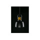 Plafonska svjetiljka  MONROE,6958,AC220-240V,50/60Hz,1*E27, IP20,promjera  22 CM,pojedin.,crno/zlatna
