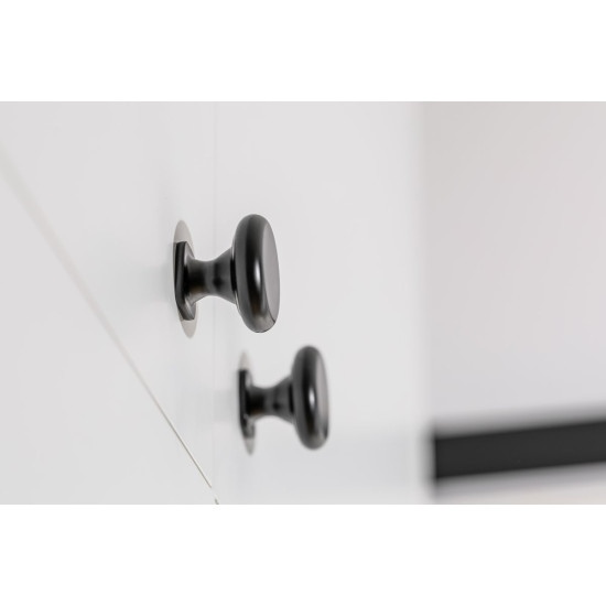 KNOB LORENA crni mat