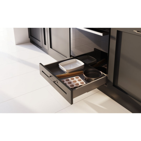 AXISPRO ladica ispod pećnice 69mm 500mm antracit