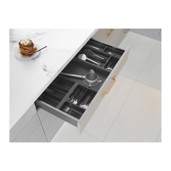 AXISPRO ladica ispod pećnice 69mm 500mm antracit