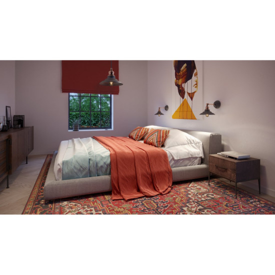 Zidna svjetiljka  LORET+ s prekidačem,7901,AC220-240V,50/60Hz,1*E27,max.40W,śr.20cm,pojedin.,crna