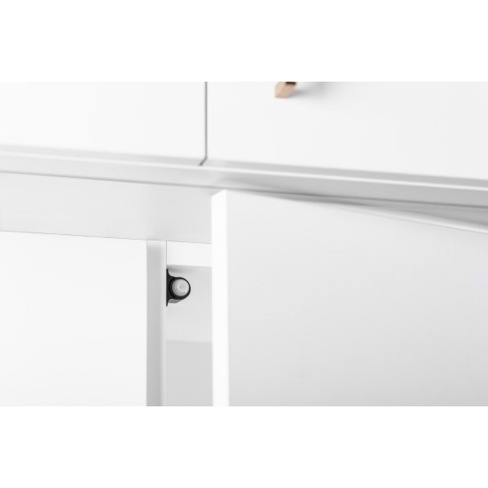 PIR beskontaktni prekidač, 2 senzora, kabeli od 2 m, crni