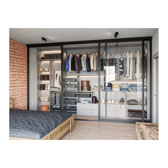 Kut namještaja GTV FS02 100 kom. čelik s plastičnom kapom, bjelokost