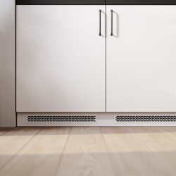 Ručkica materijal:zamak  NORD C=160 mm crni mat