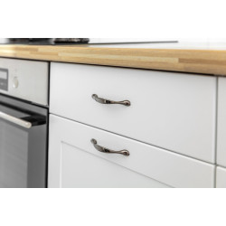 Ručkica CAMAIO , C=128mm, crni krom