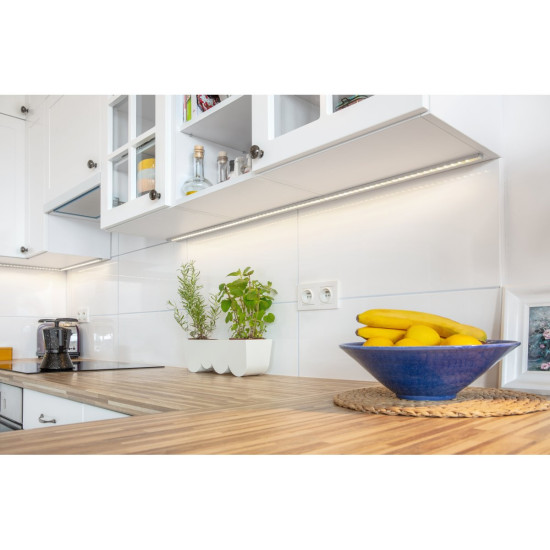 LED aluminijski profil primijenjen GLAX srebro 2 m