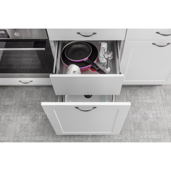 Ručkica CAMAIO , C=128mm, crni krom