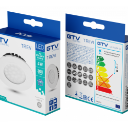 Svjetiljka TREVI 230V, 4W, IP20/IP44, neutralna bijela, aluminijska, kabel 150mm