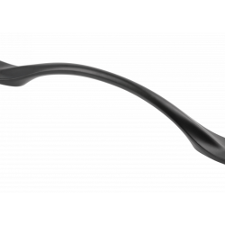 Ručkica materijal:zamak  FLOW C=128 mm crni mat