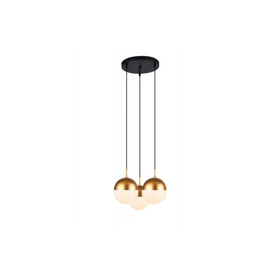 Plafonska svjetiljka  ABIES,7597,AC220-240V,50/60Hz,3*E27, IP20,trostruka, zlatna