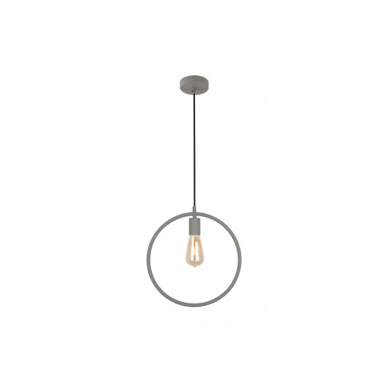 Plafonska svjetiljka  FIJA,2935,krug,AC220-240V,50/60Hz,1*E27, max.40W, IP20,  śr.31,5cm,pojedin.  siva