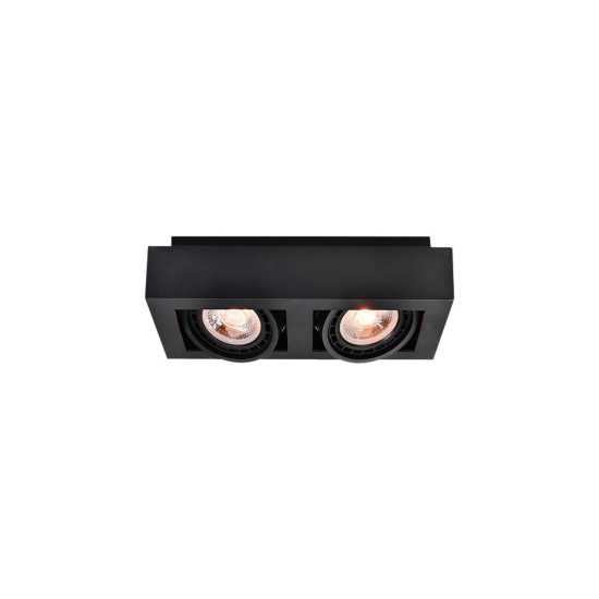 Plafonska svjetiljka  Loid,4700,AC220-240V, 50/60 Hz, IP 20,2*GU10,ES11, dvostruka,crna