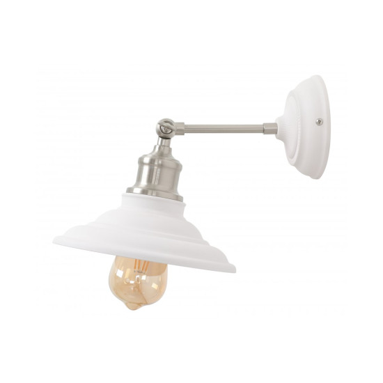 Zidna svjetiljka  LORET,7871,AC220-240V,50/60Hz,1*E27, max.40W, IP20,promjera  20 cm, pojedin.  bijela