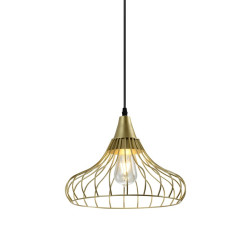Plafonska svjetiljka  LOTTE,2646,AC220-240V,50/60Hz,1*E27, IP20,promjera  33 CM,pojedin.,zlatna