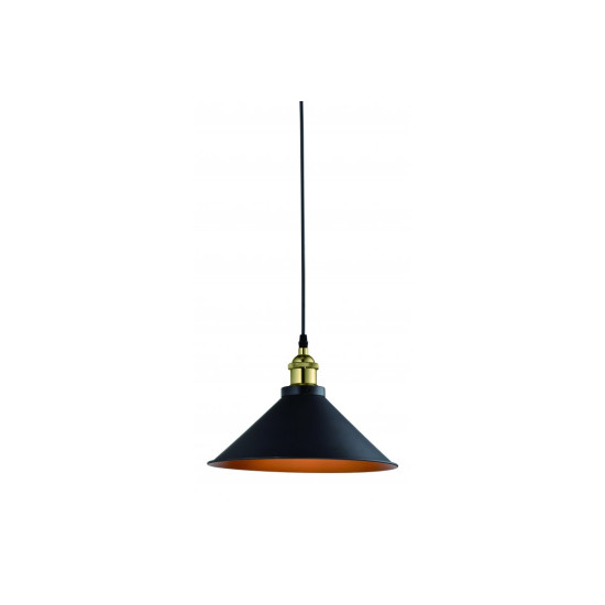 Plafonska svjetiljka  MANI 2, 4076,AC220-240V,50/60Hz,1*E27, IP20,promjera  30 CM,pojedin.,crno/zlatna