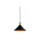 Plafonska svjetiljka  MANI 2, 4076,AC220-240V,50/60Hz,1*E27, IP20,promjera  30 CM,pojedin.,crno/zlatna