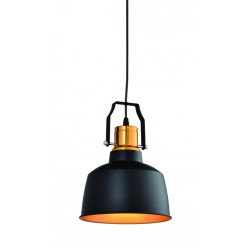 Plafonska svjetiljka  MONROE,6958,AC220-240V,50/60Hz,1*E27, IP20,promjera  22 CM,pojedin.,crno/zlatna