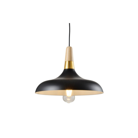 Plafonska svjetiljka  SKANDI 2,7382,AC220-240V,50/60Hz,1*E27, IP20,promjera  35 CM,pojedin.,crna