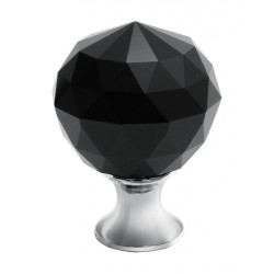 Gumb ročica Crystal Palace A 30 mm (KROM + KRISTAL)