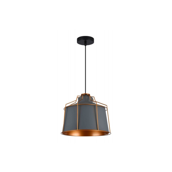Plafonska svjetiljka  GOA, 3550,AC220-240V,50/60Hz,1*E27, IP20,promjera  32 CM,pojedin.  siva