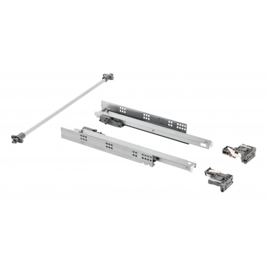 Vodilica  donjih nosača P2O PRO L=350, regulacija  3D, sinhrono otvaranje, ploča  18 mm