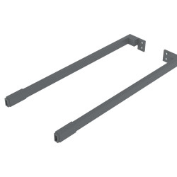 Uzdužni reling kvadratni za ladice AXISPRO 550mm antracit