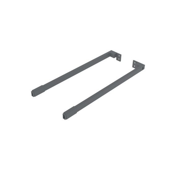 Uzdužni reling kvadratni za ladice AXISPRO 550mm antracit