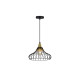 Plafonska svjetiljka  LOTTE,2622,AC220-240V,50/60Hz,1*E27, IP20,promjera  33 CM,pojedin.,crno/zlatna