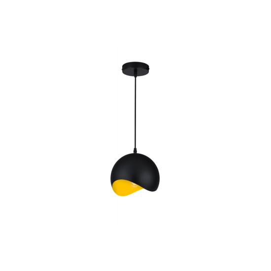 Plafonska svjetiljka  MAVIA,1808 AC220-240V,50/60Hz,1*E27, IP20,promjera  20 CM,pojedin.  crno/žuta