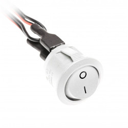 Rocker stikalo belo 12V 3A z 0,1 m žicami in mini ampektorji moških in ženskih konektorjev Rocker stikalo belo 12V 3A z 0,1 m žicami in mini ampektorji moških in ženskih konektorjev