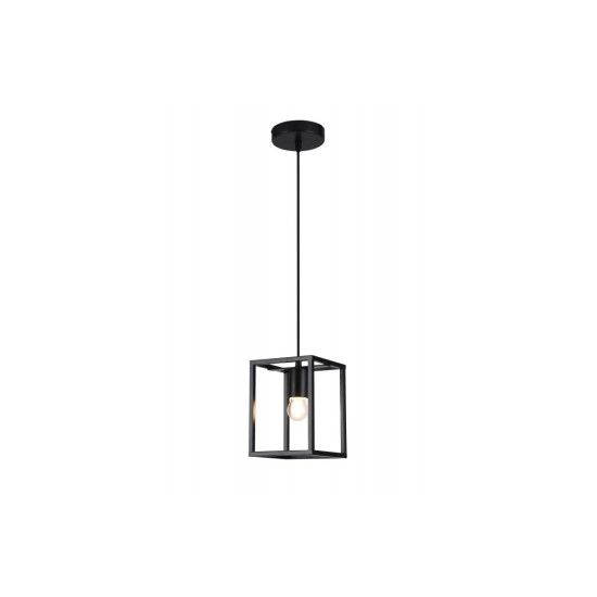 Stropna svetilka DIU, 3598, AC220-240V, 50/60Hz, 1*E27, IP20, 15CMX15XMX20CM, posamezna, črna