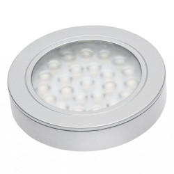 Srebrna uvučena LED svjetiljka s vasco udaljenosti, 12V DC, 1.7W, 24 SMD3528, toplo bijela, 200cm