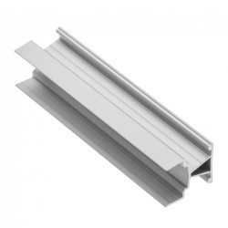 LED pregradni aluminijasti profil ozek, obrobljen GLAX Mini srebrn L = 3007 mm LED pregradni aluminijasti profil ozek, obrobljen GLAX Mini srebrn L = 3007 mm