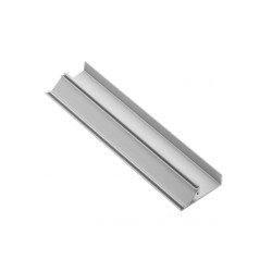 Aluminijski profil LED postolje, okovano GLAX srebro PLOČA 16mm 3m