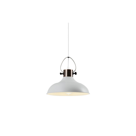 Stropna svetilka MEES, 2332, AC220-240V, 50/60Hz, 1*E27, IP20, premer 30 CM, posamična, bela