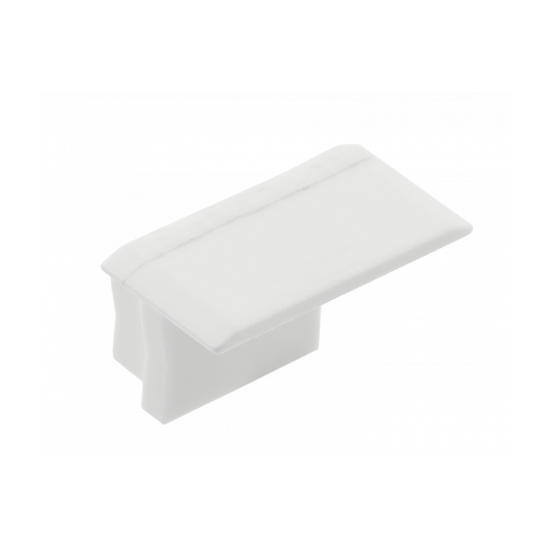GlaX Mini LED poklopac profila s prirubnicom visokom bijelom bojom (10 kom.