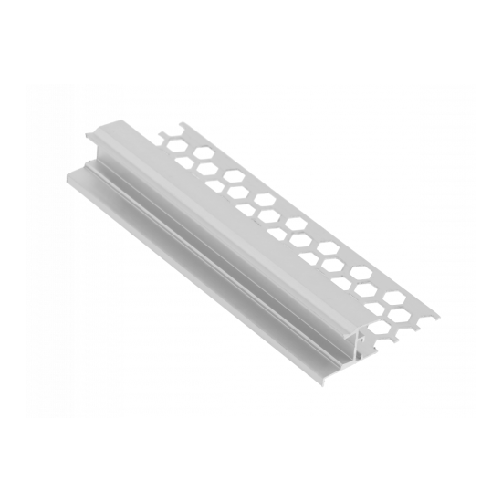 LED profil GLAX zid za GK ploče 3m, ne-anodiziran