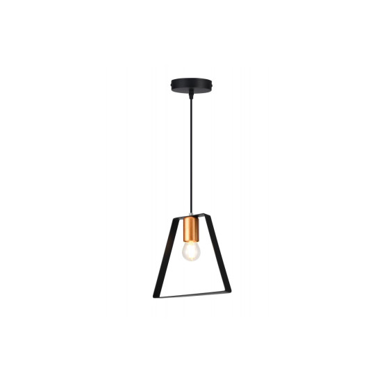 Plafonska svjetiljka  OXALIS, 3161,AC220-240V,50/60Hz,1*E27, IP20,22CMX20CM,pojedin.  crna